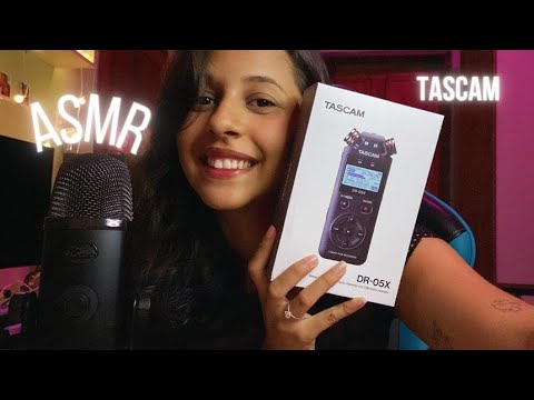 ASMR | TESTANDO O MICROFONE NOVO (blue yeti x tascam)