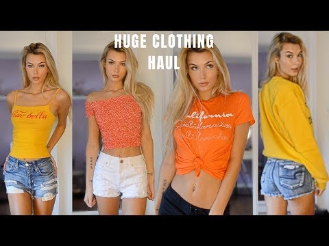 HUGE Try On Clothing Haul | Fashion Nova, American Eagle, Garage