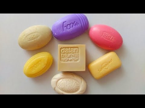 Dry Soap carving ASMR\ relaxing sounds\ No talking. Satisfying ASMR video\ Cutting soap