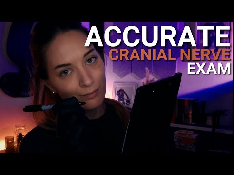 ASMR The Most Accurate Cranial Nerve Exam 🧠 Medical Roleplay for Sleep & Tingles