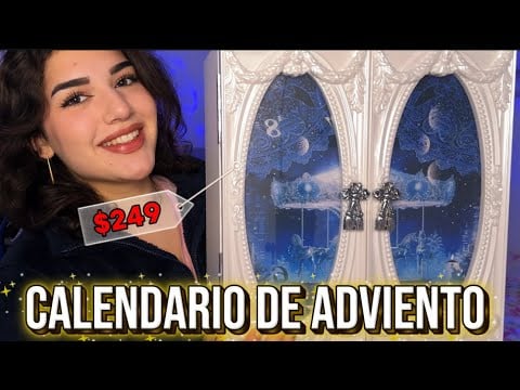 ASMR ABRIENDO CALENDARIO DE ADVIENTO DE MAQUILLAJE MÁS BONITO 😍❤️ Flower Knows
