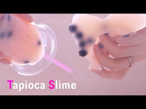 ASMR on Your Screen | Spilling Tapioca Slime / No Talking