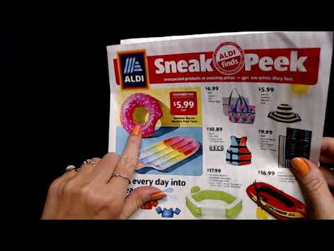 ASMR | Aldi Sales Circular Show & Tell 8-2-2021 (Soft Spoken)