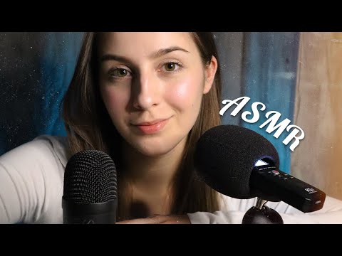 ASMR double tingles with 2 mics for deep sleep