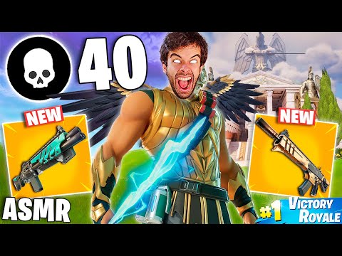 ASMR FAST MOUTH SOUNDS FORTNITE NUEVA TEMPORADA SOLO VS SQUADS (40 KILLS WIN)