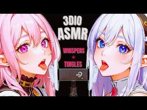 ASMR Double Elf Relaxation 💜 (Soft Ear Attention & Gentle Inaudible Triggers)