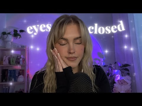 ASMR eyes closed trivia | 40 questions to make you sleepy | whispering only