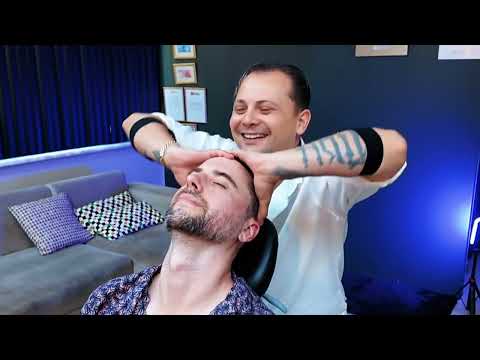 ASMR BARBER HEAD MASSAGE | FULL-BLOWN HEALING Massage Asmr EXPERIENCE