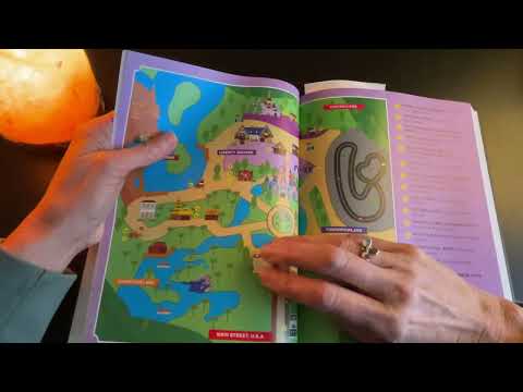 ASMR Flipping Through The Unofficial Disney World Cookbook ~ Relaxing Page Sounds