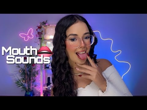 ASMR - 1H SONS DE BOCA INTENS0 e DELICAD0S 👄🌧️ mouth sounds 
