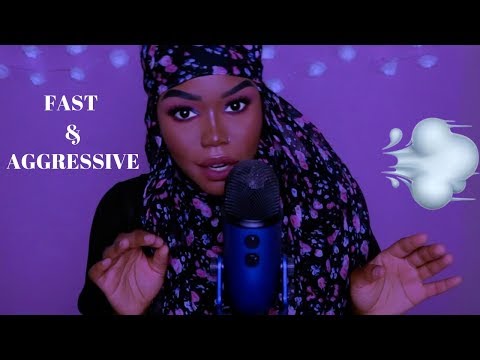 ASMR | Fast And Aggressive Triggers 💨 (UNPREDICTABLE TRIGGERS)