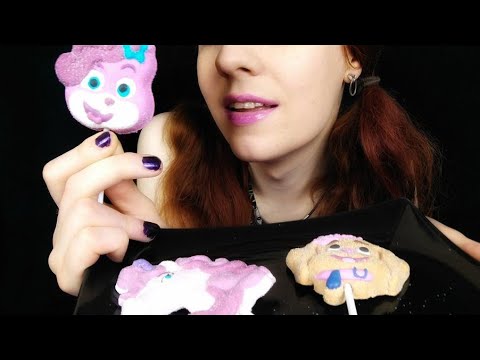 ASMR | Marshmallow Pops | Licking And Biting (No Talking) | Eating Sounds