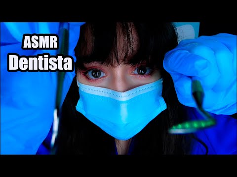 ⭐ASMR [Sub] Roleplay Dentista en Español: Limpieza de Dientes en un Día Lluvioso (Soft Spoken)