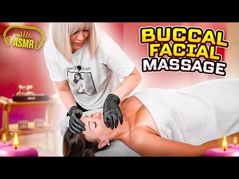 БУККАЛЬНЫЙ ASMR МАССАЖ ЛИЦА ДЕВУШКЕ - BUCCAL FACIAL ASMR MASSAGE