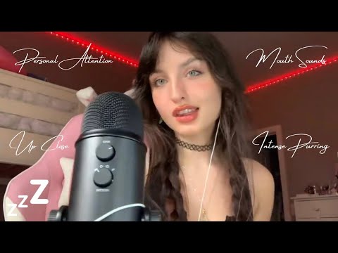 Beebee ASMR Purring Compilation | Personal Attention Mouth Sounds, Intense Purrs, Up Close