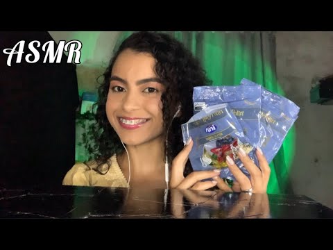 ASMR/ COMENDO BALAS FINI- LANÇAMENTO DO Harry Potter!