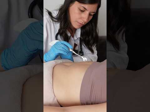 ASMR Abdominal Assessment & Lower Back Exam #asmr #asmrsounds #relax #satisfying #tingles #sleep