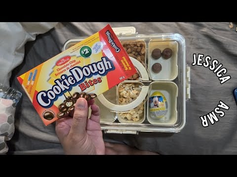 ASMR restocking Snack Box - (crinkle Sounds) No Talking(w/some whispering)