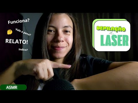 ASMR Relato Sincero sobre Minha Depilação a Laser (Indico?) 😾🦵🔻