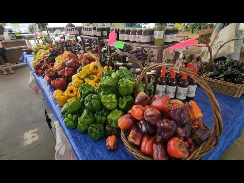 Piedmont Triad Farmers Market Walk-Through | Summer 2024 (Soft Spoken)