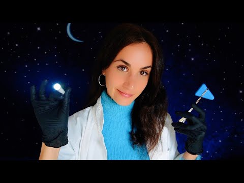 Esame dei nervi cranici notturno | ASMR ITA | Cranial Nerve Exam Roleplay 🌙