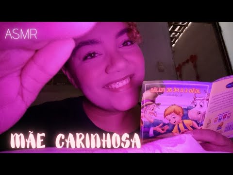 ASMR MÃE TE COLOCANDO PRA DORMIR 🤩💖