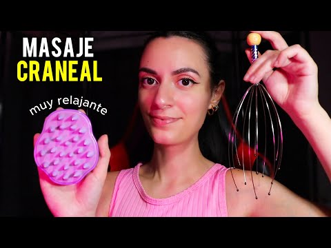 ASMR español MASAJE CRANEAL para dormir (DELICADO + INTENSO) 😴