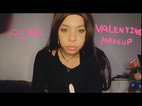 ASMR ◇ Bestie doing your Valentine's day makeup ❤