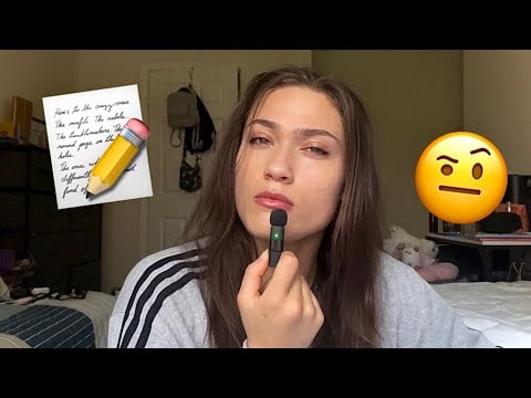 ASMR | Quizzing You on Random Facts 🤓 w/ Mini Mic~
