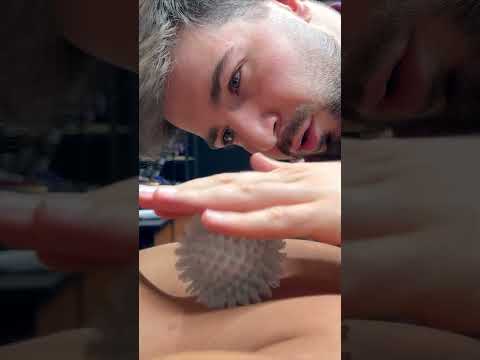 Hey guys, the full video is already on the channel😎 #asmr #asmrbarber #massage #relax #barber