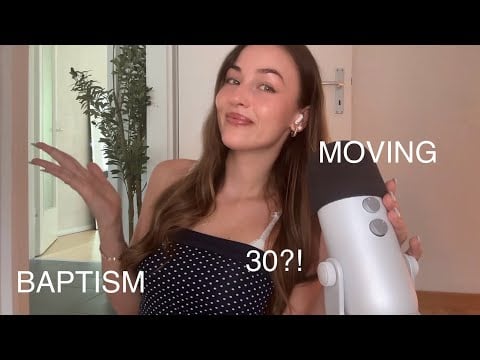 ASMR German Whisper Ramble ✨ Life Update (Church, Baptism & Turning 30)