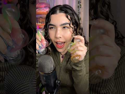 avaliando os novos gatilhos de asmr 🧸🎢 #asmr #shorts