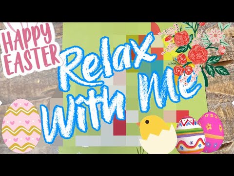 ASMR VISUAL & SOUND TRIGGERS: 🐰 EASTER 🐣 STICKER PUZZE #461