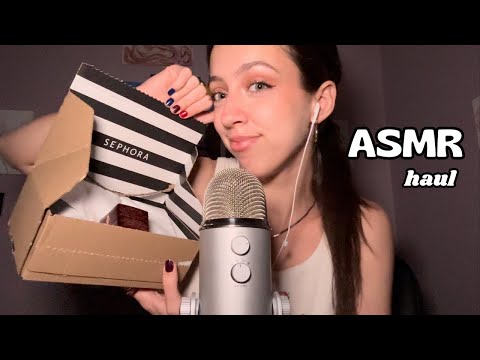 ASMR Mini Sephora Haul and Try - On