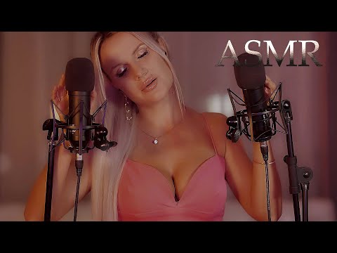 ASMR Binaural 💜 Mics Scratching, Gentle Whispering & Deep Breathing😴✨