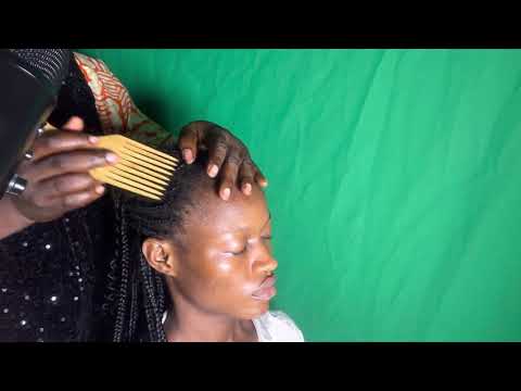 ASMR🌹ATTENTIVE HEAD SCRATCH WITH SOFT WHISPER BETWEEN PELUMIS BRAIDS.
