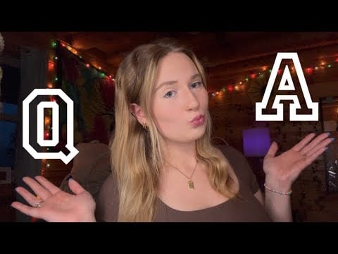 ASMR Answering your questions | Q&A !!! ✨✨✨