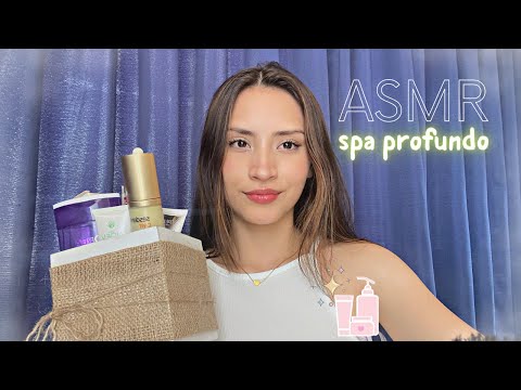 asmr SPA Roleplay EXTRA relajante + skincare l Limpieza facial l Atención personal