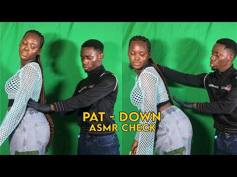 ASMR TSA Security Check - Fast & Aggressive Pat Down Roleplay Soothing Whispers & Relaxing Sounds