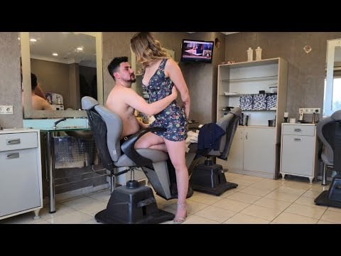 💈A NEW TOUCH… AND HE FELT IT IMMEDIATELY 😮‍💨 | RELAXING SCALP, FACE, EAR MASSAGE & BACK SCRATCH ASMR
