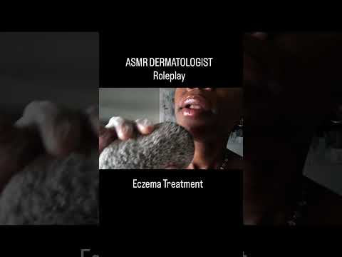 ASMR Eczema Treatment Roleplay Snippet #satisfyingvideo  #relax #glovessounds