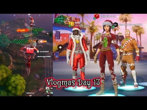 Vlogmas Day 13 - Chaotic Fortnite w/ Mark & Rich