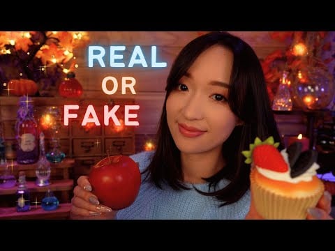 ASMR 🍎 REAL or FAKE ? 😳 Devine quels aliments sont faux 👀🍓🍊