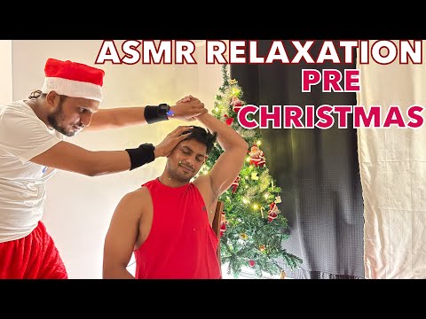 ASMR IN DECEMBER | PRE CHRISTMAS RELAXATION ASMR HEAD MASSAGE BY YOGi