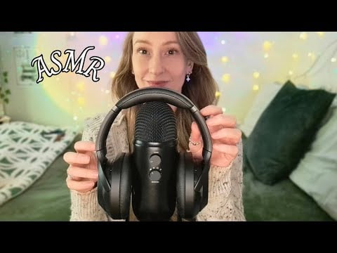 ASMR | Headphones on Mic 🎧| Tapping, Scratching & Rubbing 💤✨