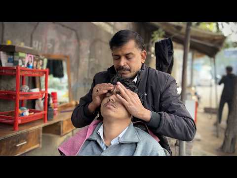 Dinesh Barber ULTIMATE RELAXING Head Massage for Anxiety & Tension Relief😌 | ASMR Gautam 