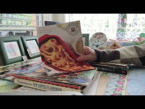 ASMR; choosing a new video - looking through books, catalogs, etc;  soft spoken