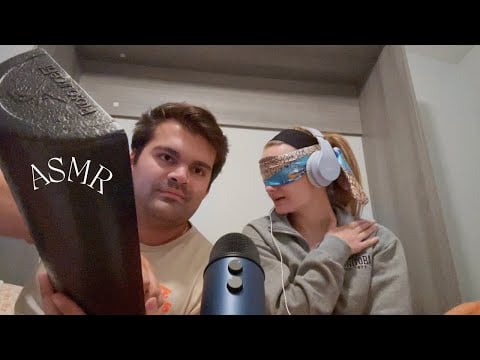 ASMR | Guess The Trigger w/ My Boyfriend