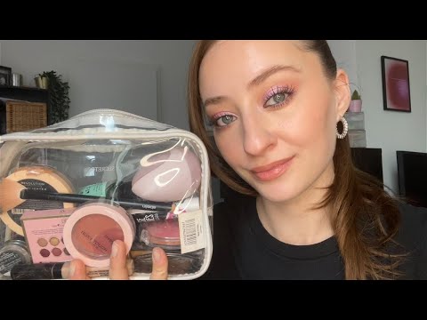 ASMR doing your make up before bed (personal attention) 🤩