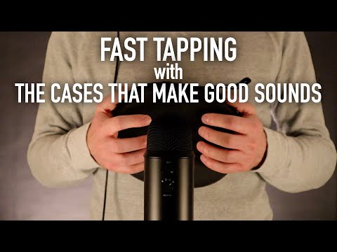 ASMR Fast Tapping with The Cases That Make Good Sounds (No Talking)
